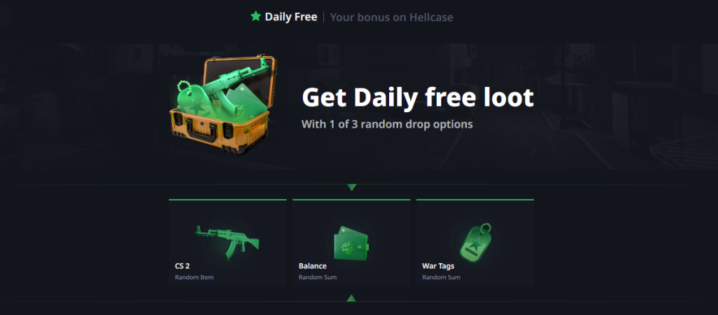 daily free from Hellcase