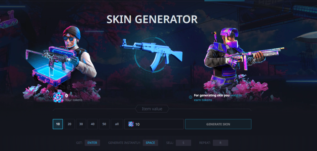 skin generator