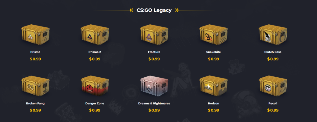 CSGO Legacy Cases