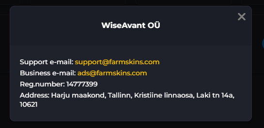 Farmskins Support