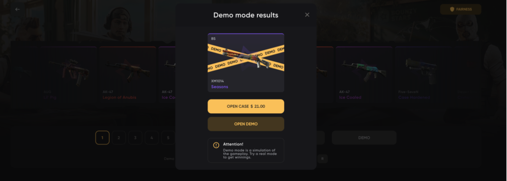 Bounty Stars Demo Mode